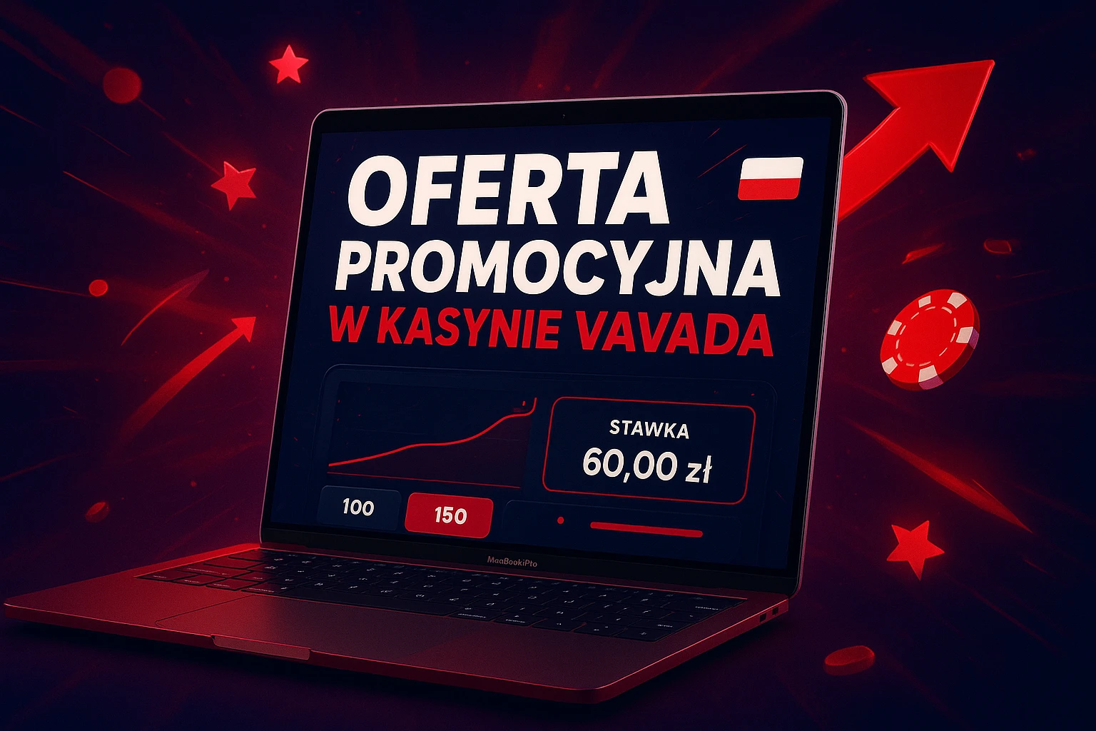 Kolorowa ilustracja promocji i bonusow kasynowych Vavada